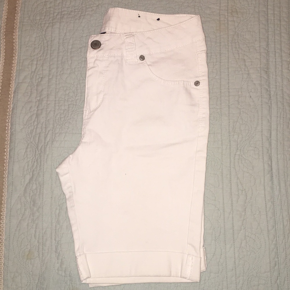 Faded Glory White Shorts